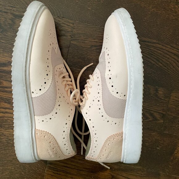 NEW Geox Respira Thymer Womens Pink Oxford Pale Pink Shoes-Sz.7 - Picture 9 of 11